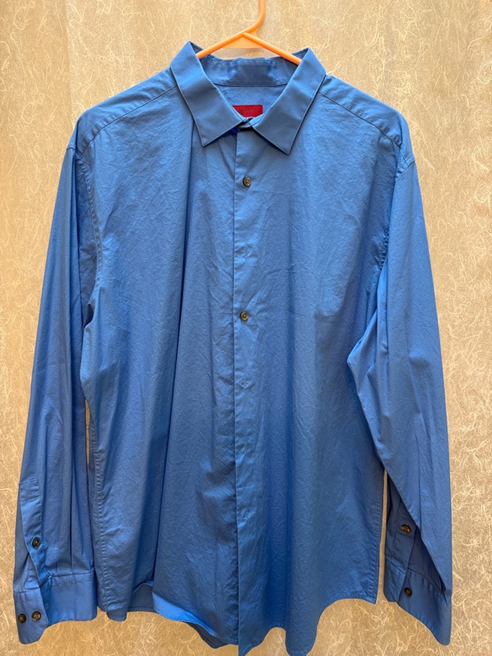 Alfani Men’s Blue Long-Sleeve Dress Shirt